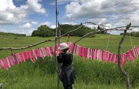 Vital Lines project at the Leighton Art Centre in 20219