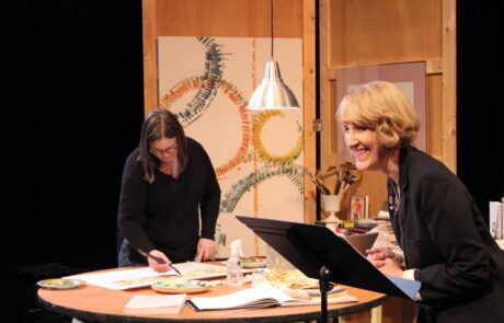 Pierrette Requier et sabine Lecorre-moore