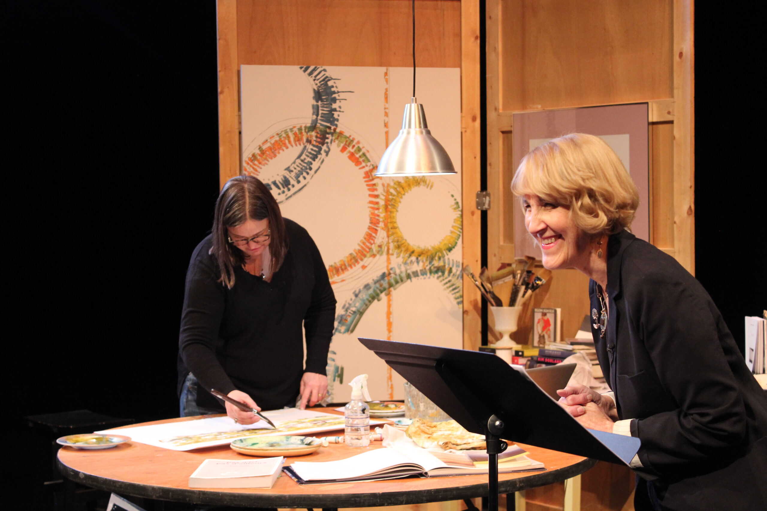 Pierrette Requier et sabine Lecorre-moore